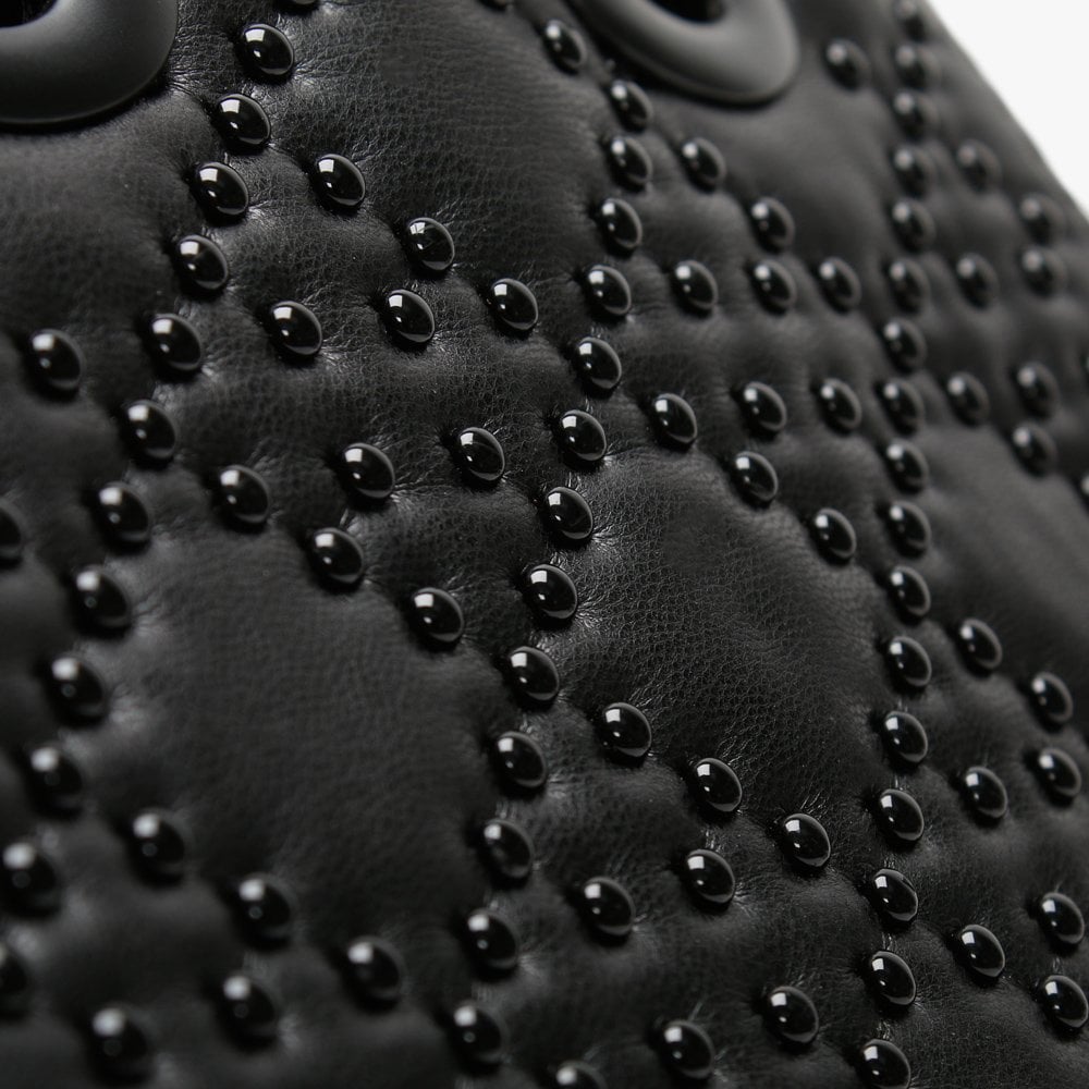 Small Black Studded Box Bag