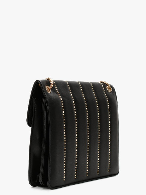 Black Stars & Studs Shoulder Bag