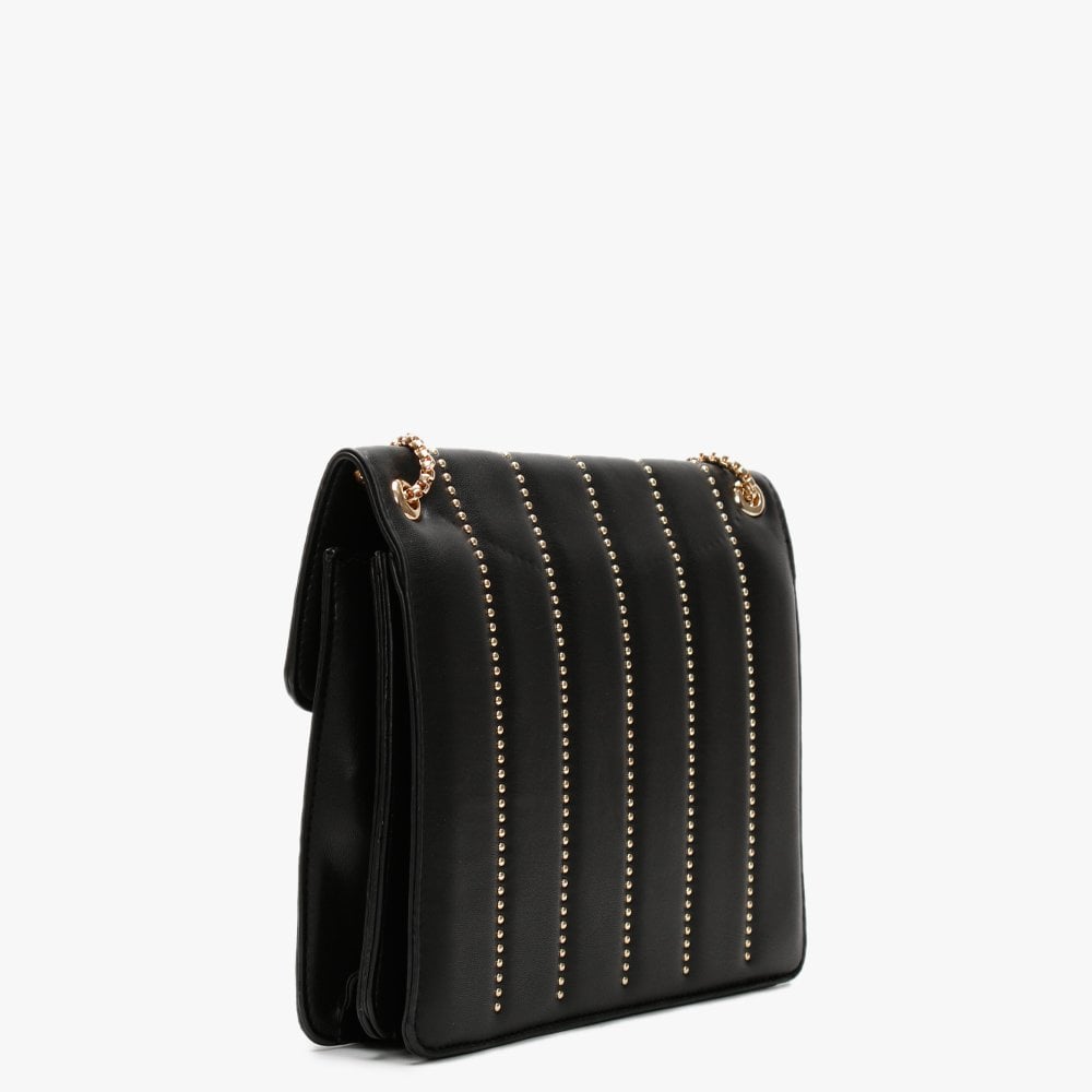 Black Stars & Studs Shoulder Bag