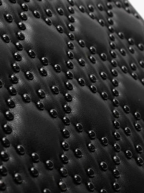 Medium Black Studded Box Bag