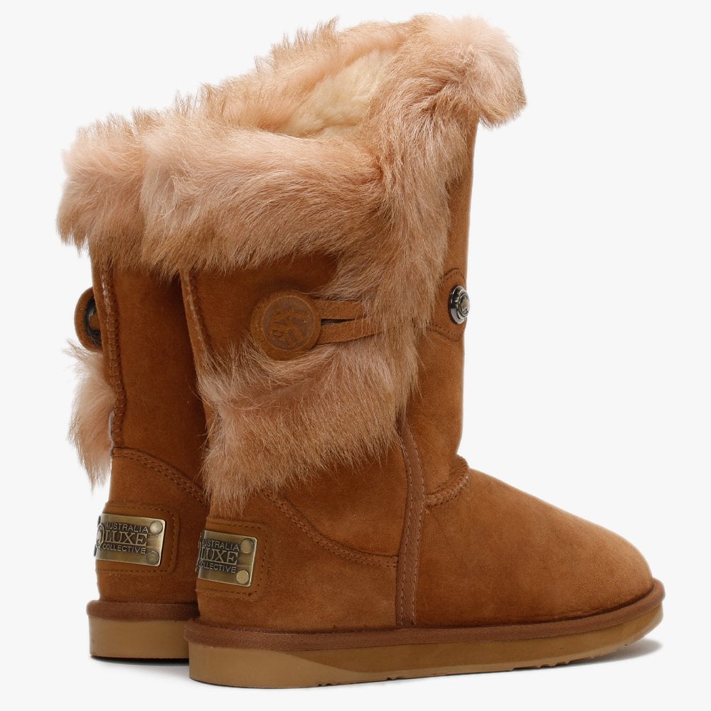 Nordic Tuscany Short Tan Double-Face Boots