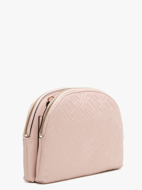 Janay Rosewood Quilted Cross-Body Bag