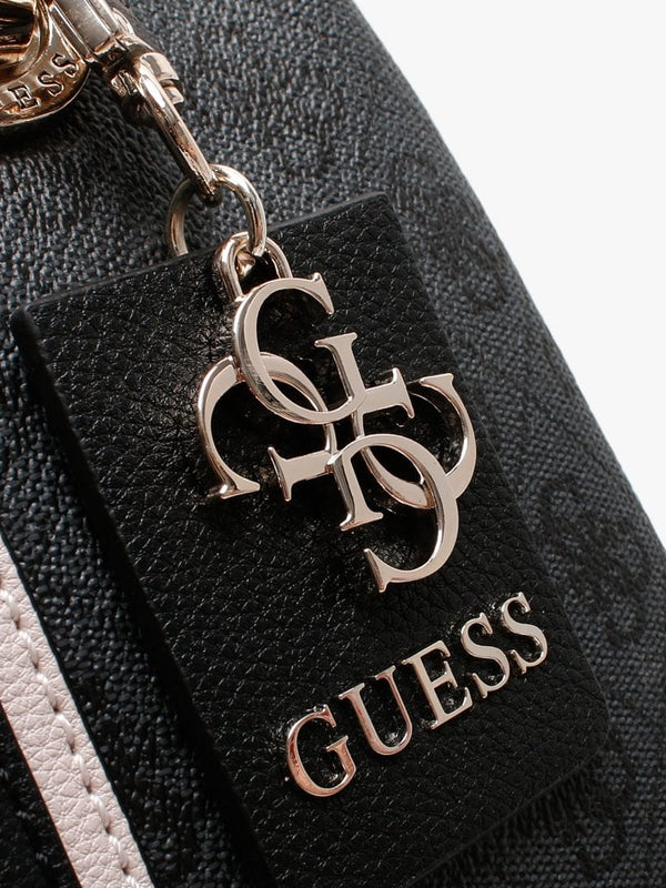 Cathleen Coal Repeat Logo Satchel Bag