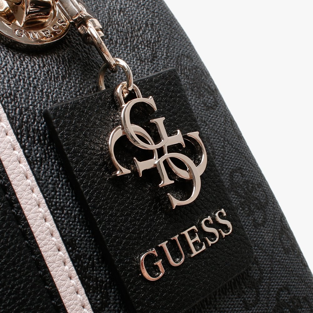 Cathleen Coal Repeat Logo Satchel Bag