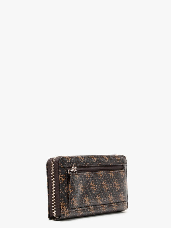 Kamryn Brown Logo Zip Around Wallet