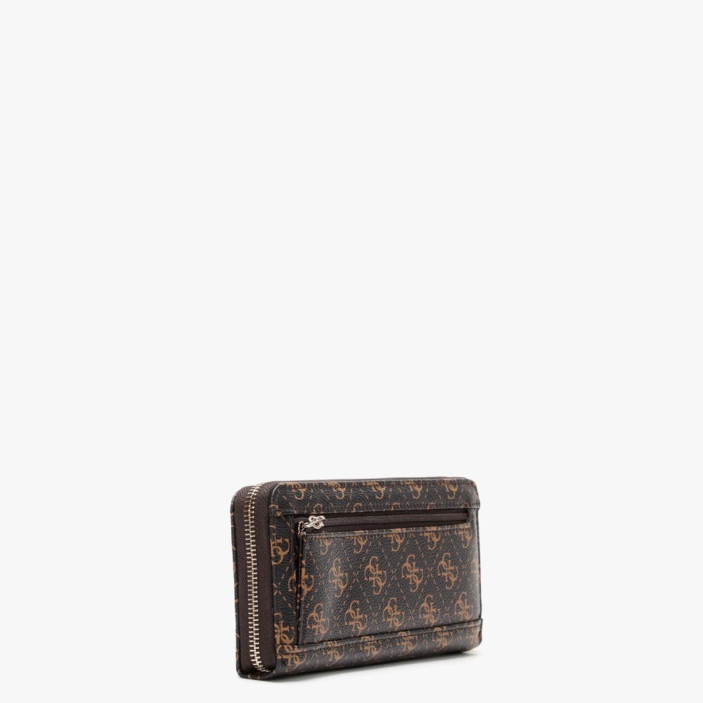 Kamryn Brown Logo Zip Around Wallet