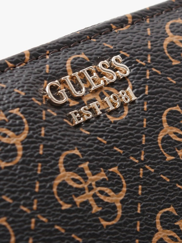 Kamryn Brown Logo Zip Around Wallet