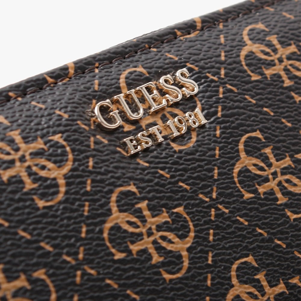 Kamryn Brown Logo Zip Around Wallet