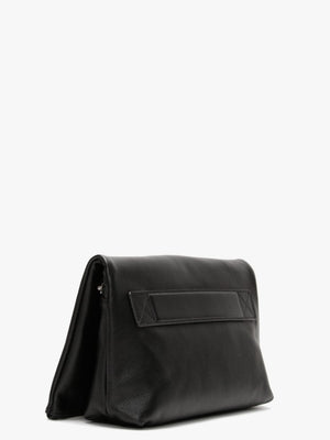 Chelsea Black Leather Clutch Bag