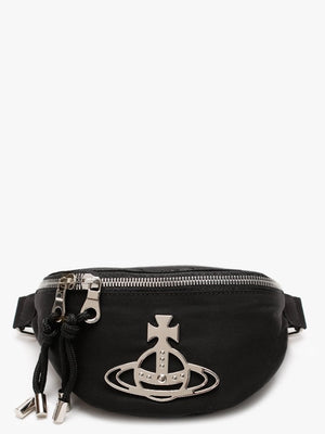 Vegan Mini Hilary Black Canvas Bum Bag