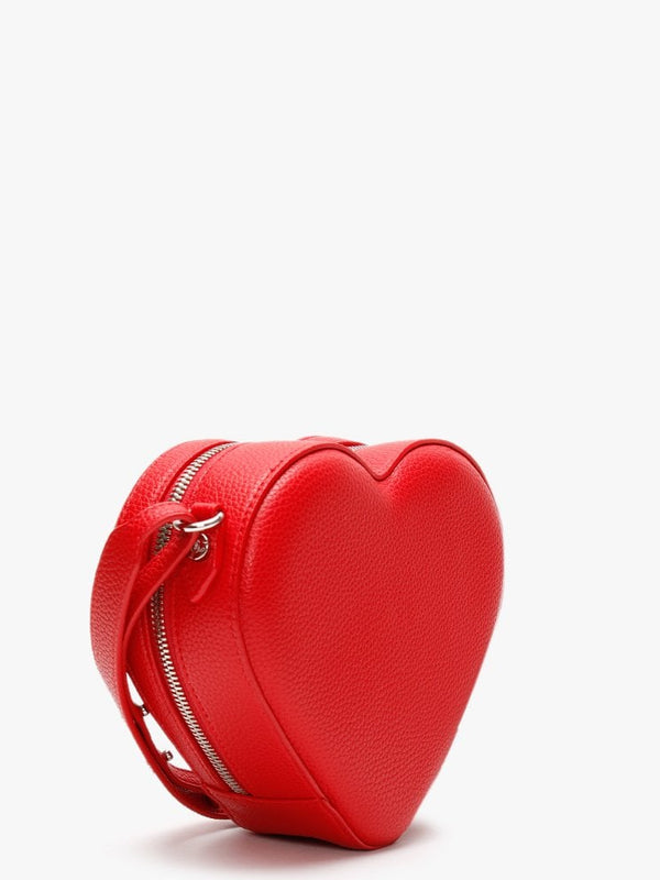 Johanna II Red Vegan Heart Cross-Body Bag