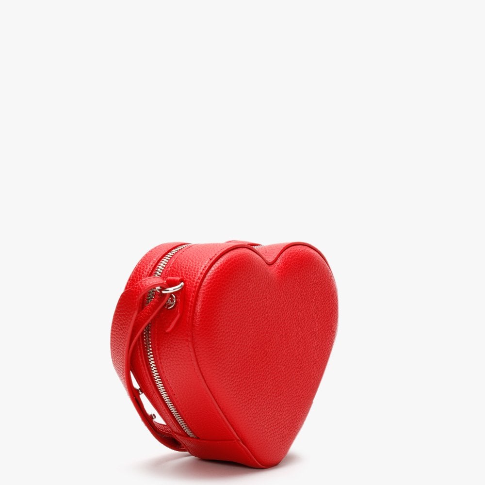 Johanna II Red Vegan Heart Cross-Body Bag