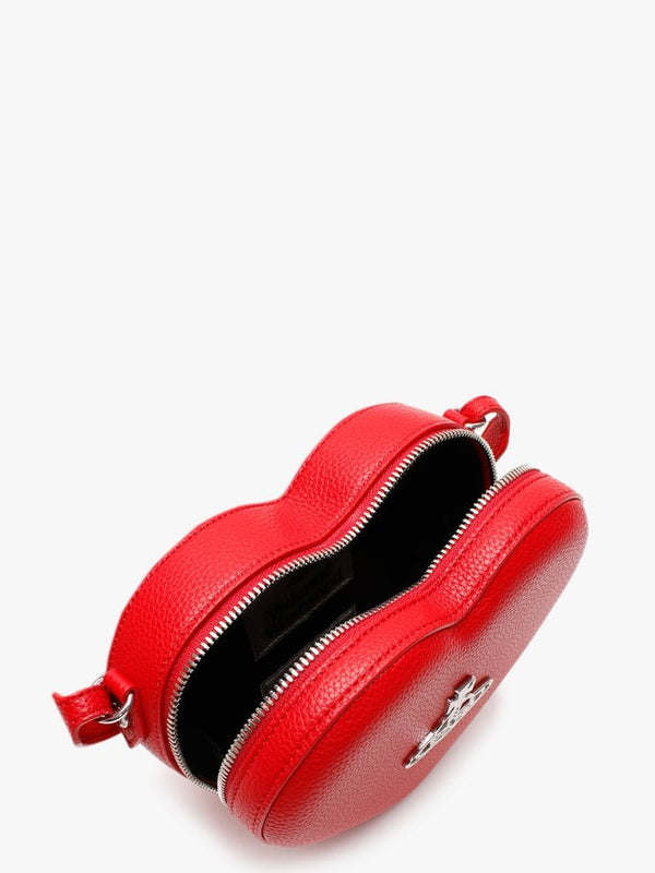 Johanna II Red Vegan Heart Cross-Body Bag