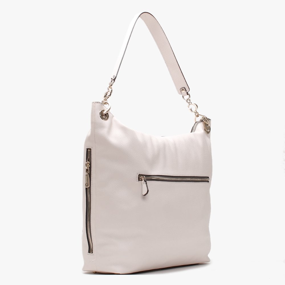 G Stone Pebbled Hobo Bag