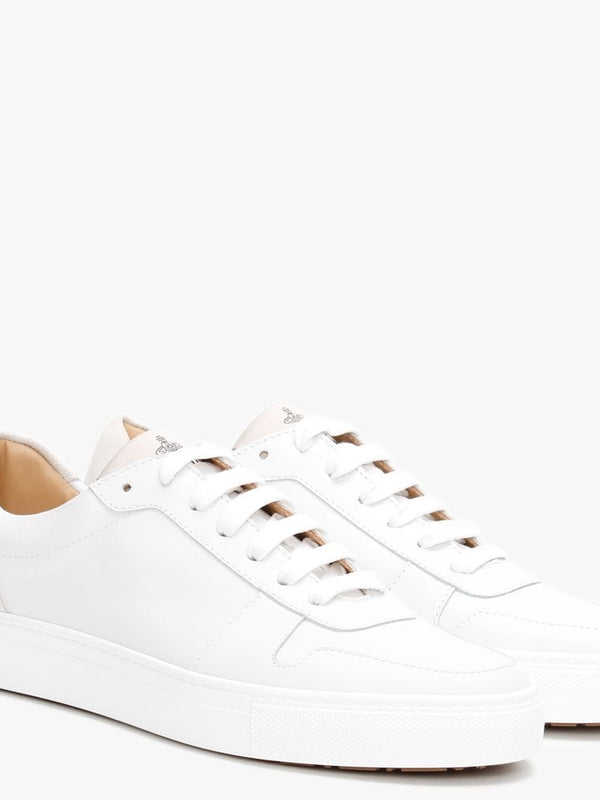 Apollo White Leather Trainers