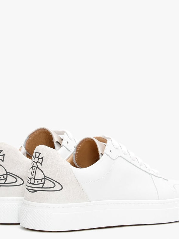 Apollo White Leather Trainers