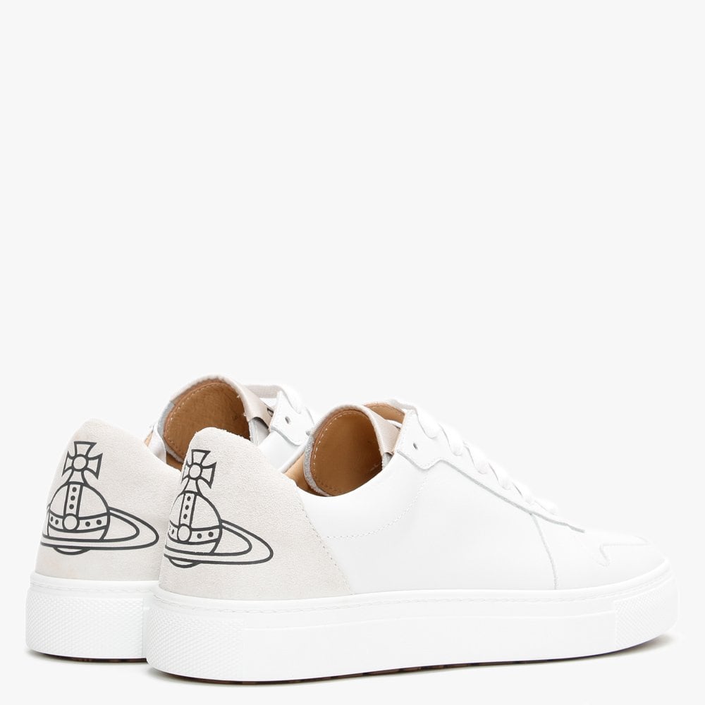 Apollo White Leather Trainers
