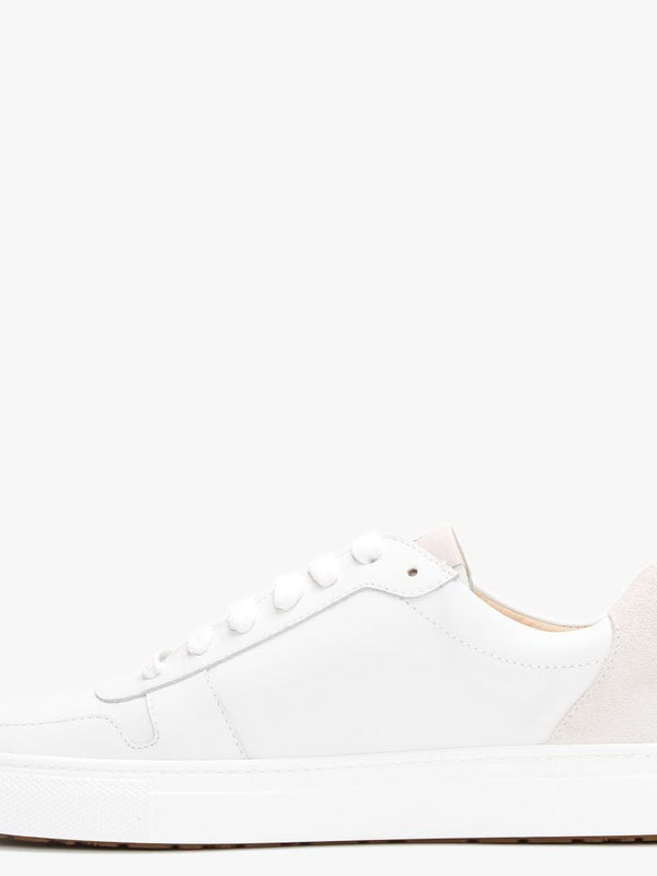 Apollo White Leather Trainers