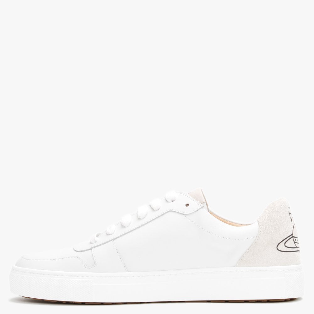 Apollo White Leather Trainers