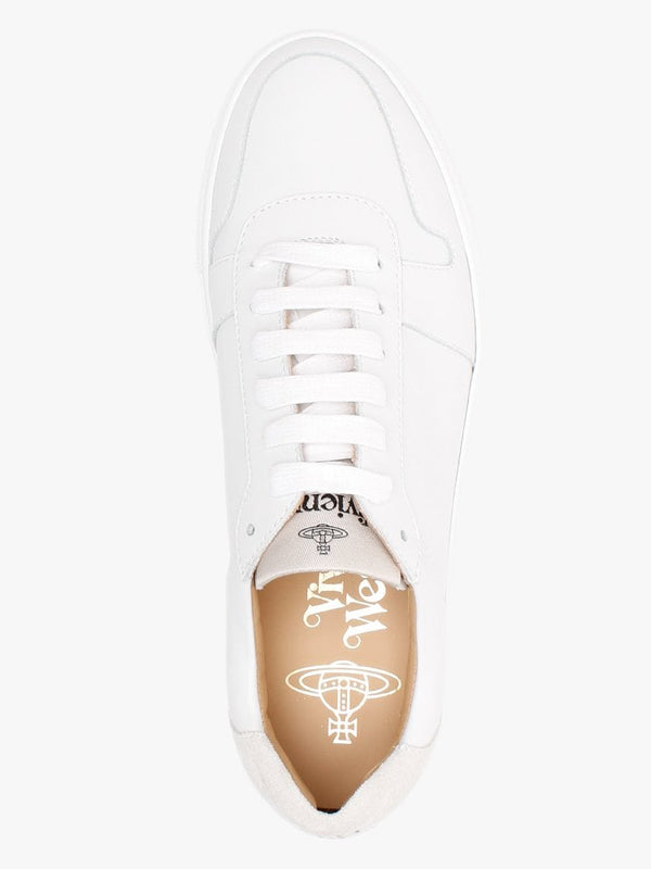 Apollo White Leather Trainers