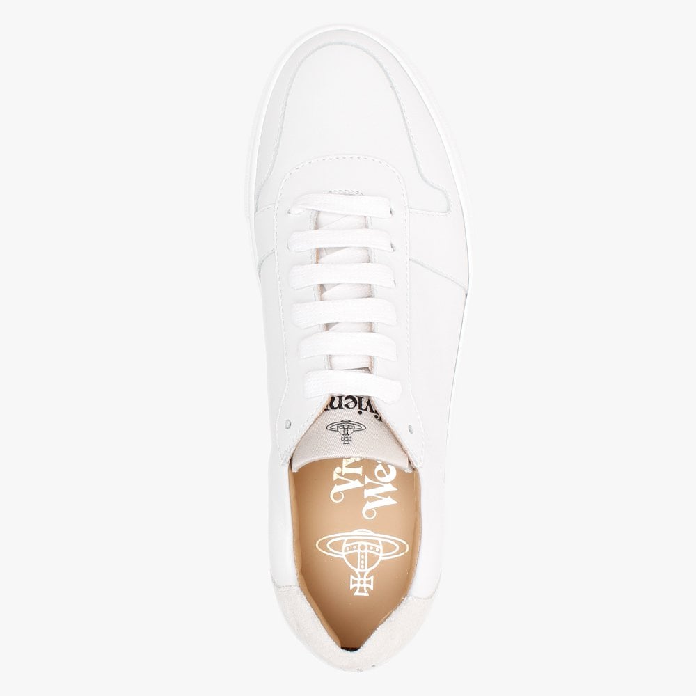 Apollo White Leather Trainers