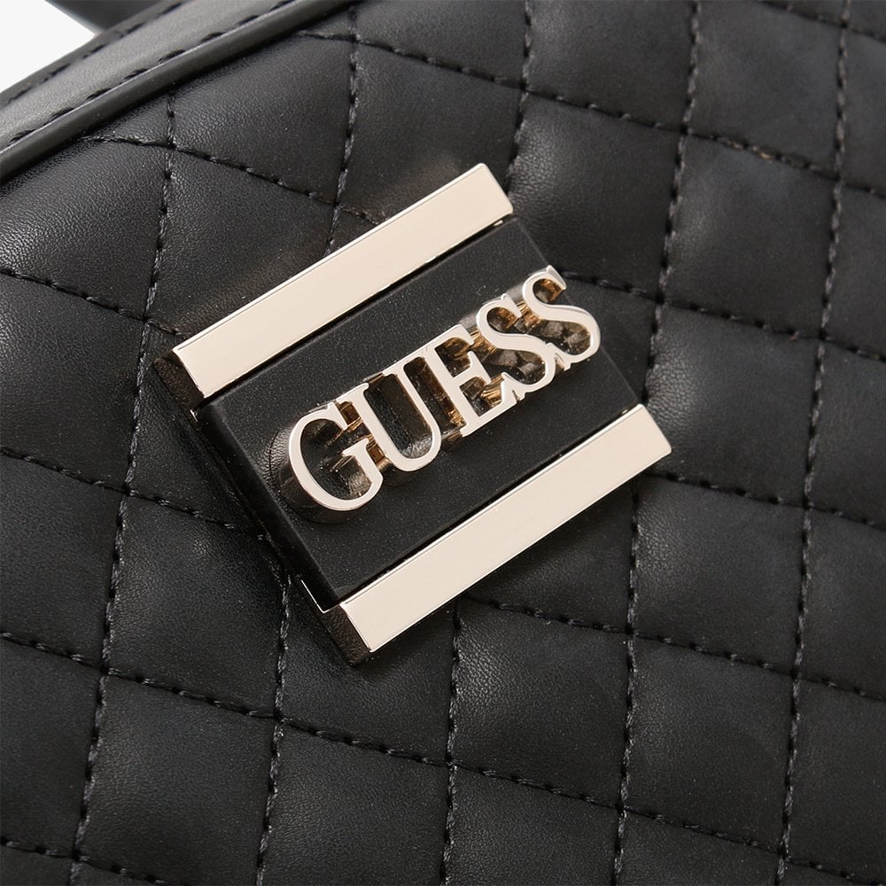 Kamryn Quilted Black Cross-Body Bag