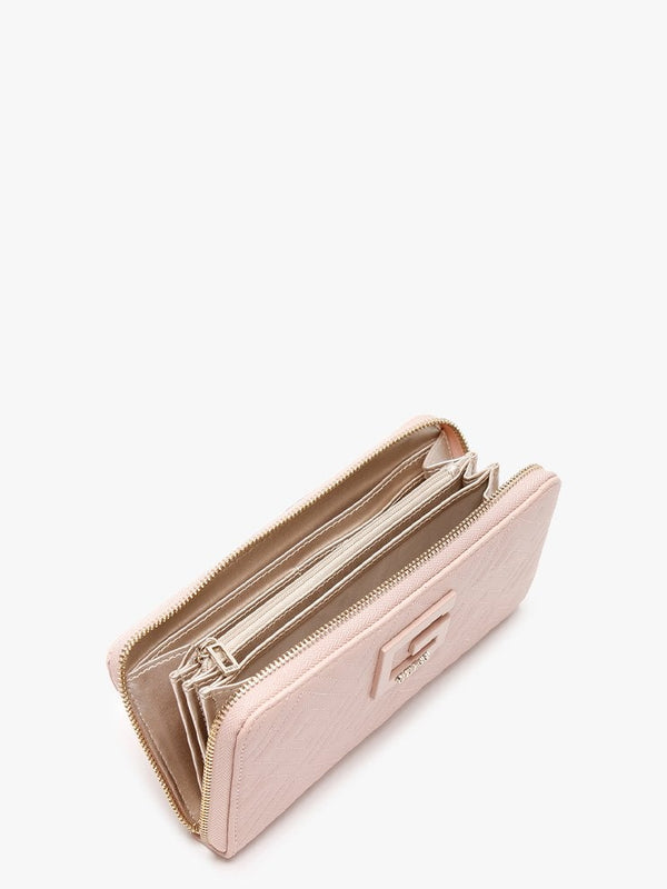 Janay Rosewood Zip Around Wallet