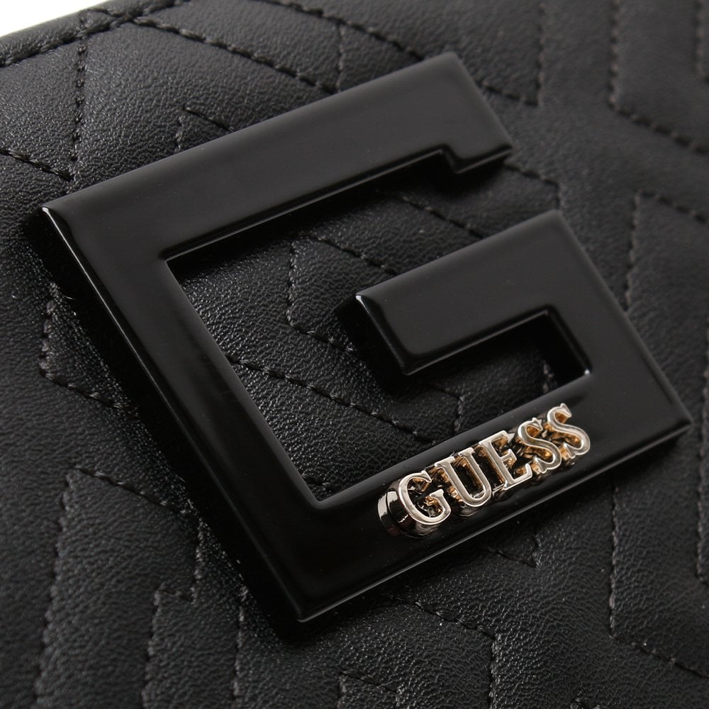 Janay Black Zip Around Wallet