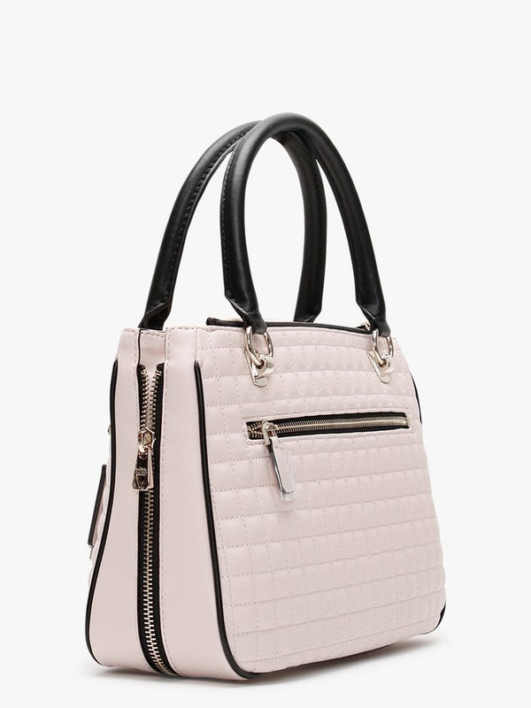 Matrix Stone Multi Quilted Satchel Bag