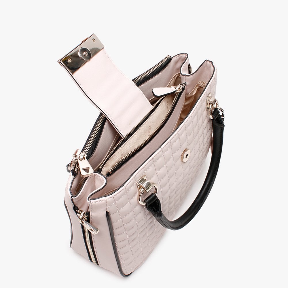 Matrix Stone Multi Quilted Satchel Bag
