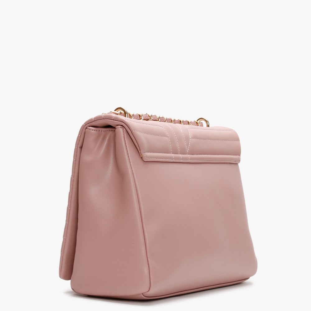 Signoria Pink Quilted Satchel Bag