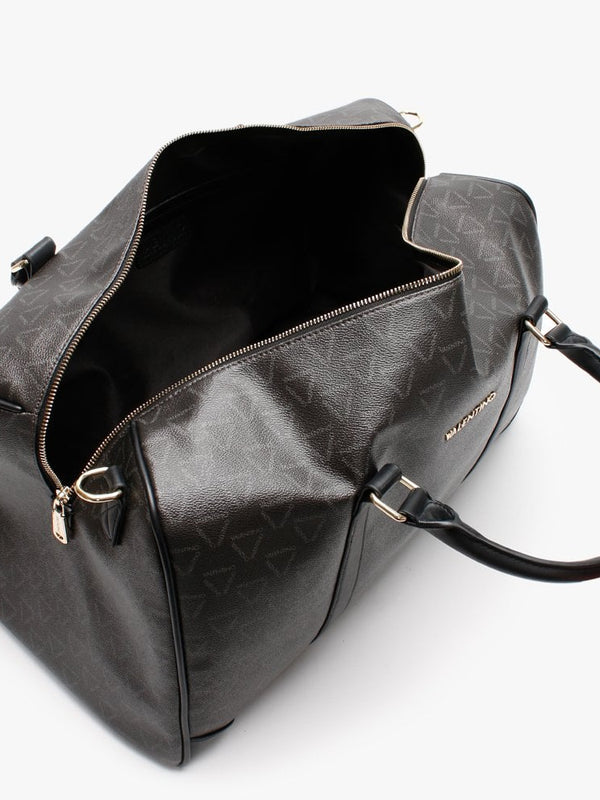 Men's Large Liuto Black Logo Duffle Bag