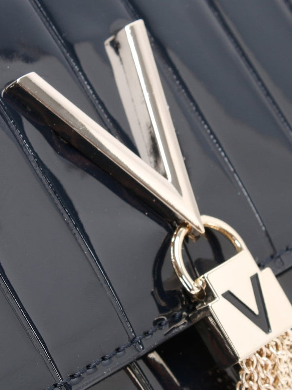 Bongo Blue Patent Pochette Bag