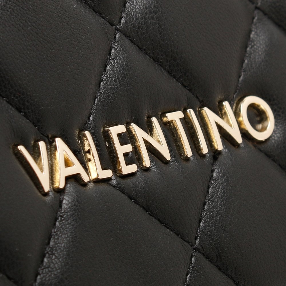 Ocarina Black Quilted Flap Over Bag