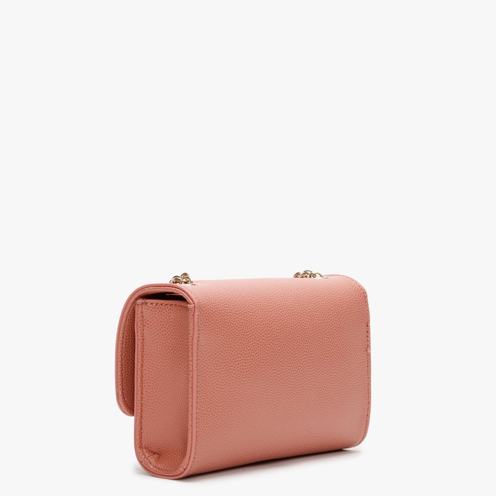 Divina Pink Pebbled Shoulder Bag