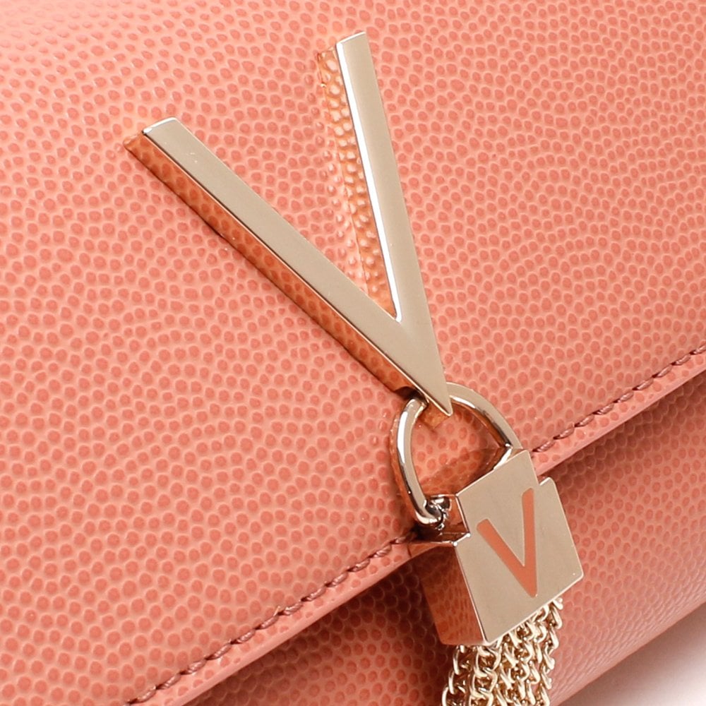 Divina Pink Pebbled Shoulder Bag