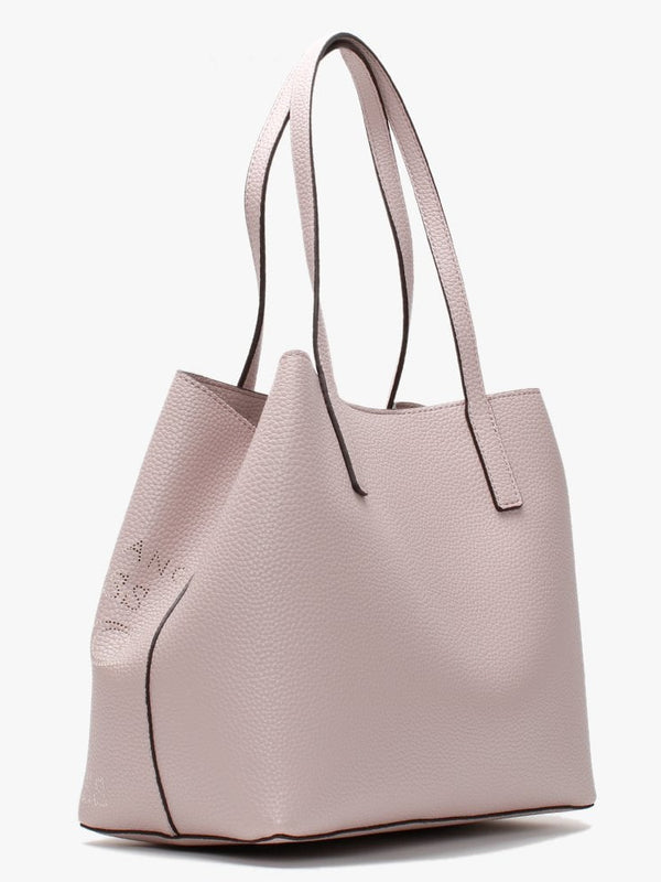 Vikky Stamp II Blush Pebbled Tote Bag