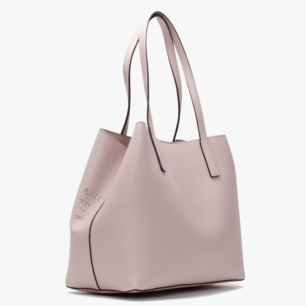 Vikky Stamp II Blush Pebbled Tote Bag