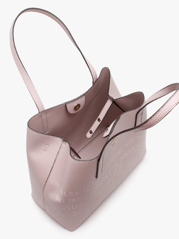 Vikky Stamp II Blush Pebbled Tote Bag