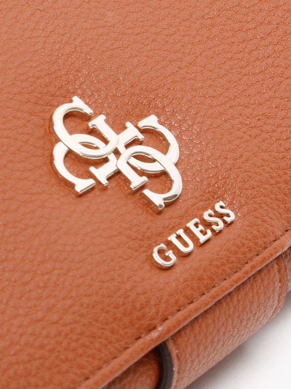 Digital Flap Cognac Purse