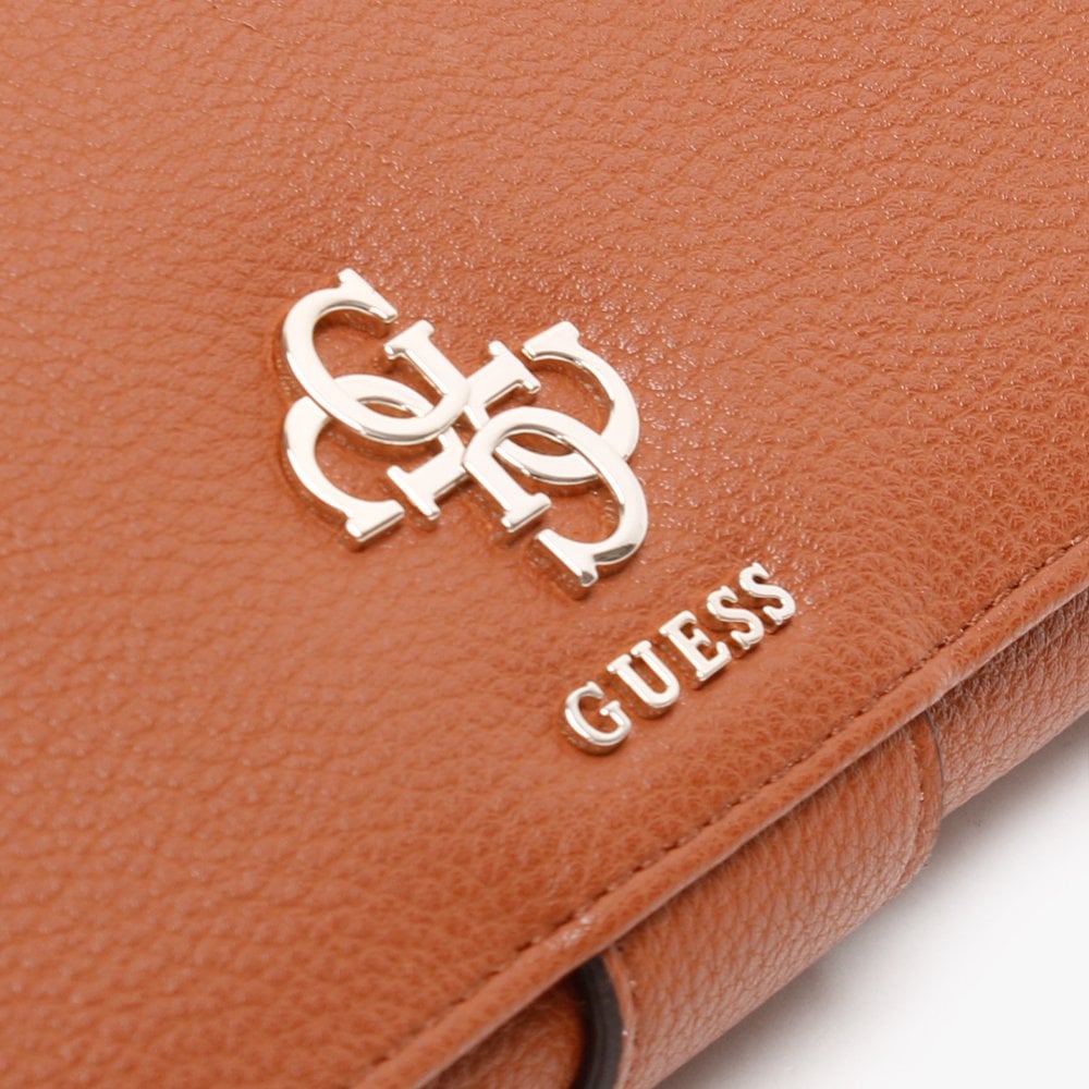 Digital Flap Cognac Purse
