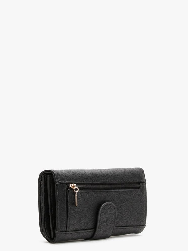 Digital Flap Black Purse