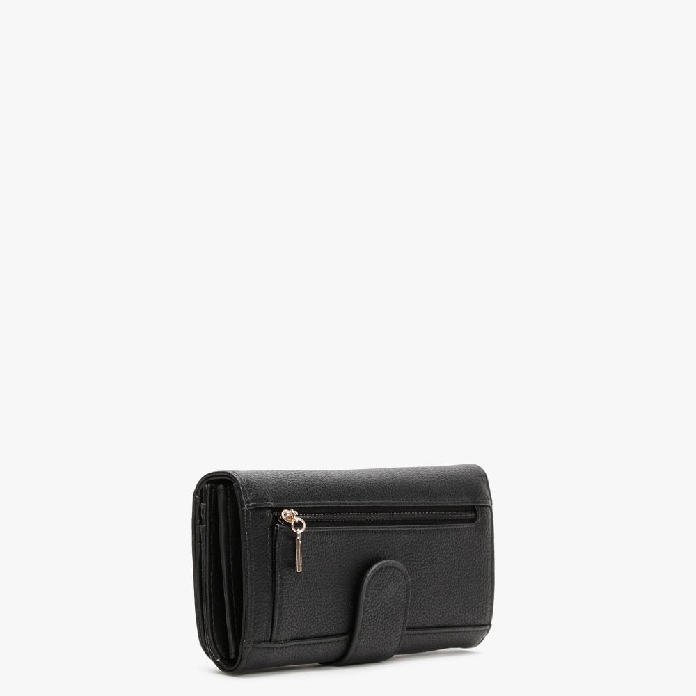 Digital Flap Black Purse