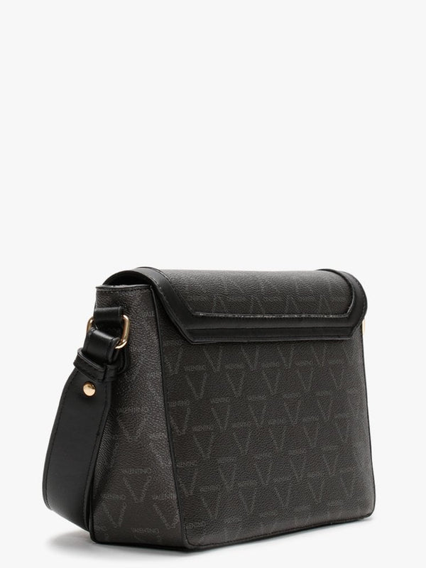 Liuto Black Logo Satchel Bag