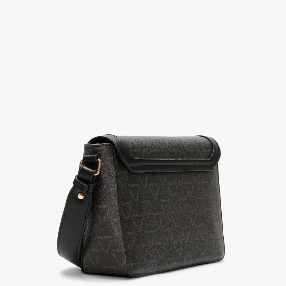 Liuto Black Logo Satchel Bag