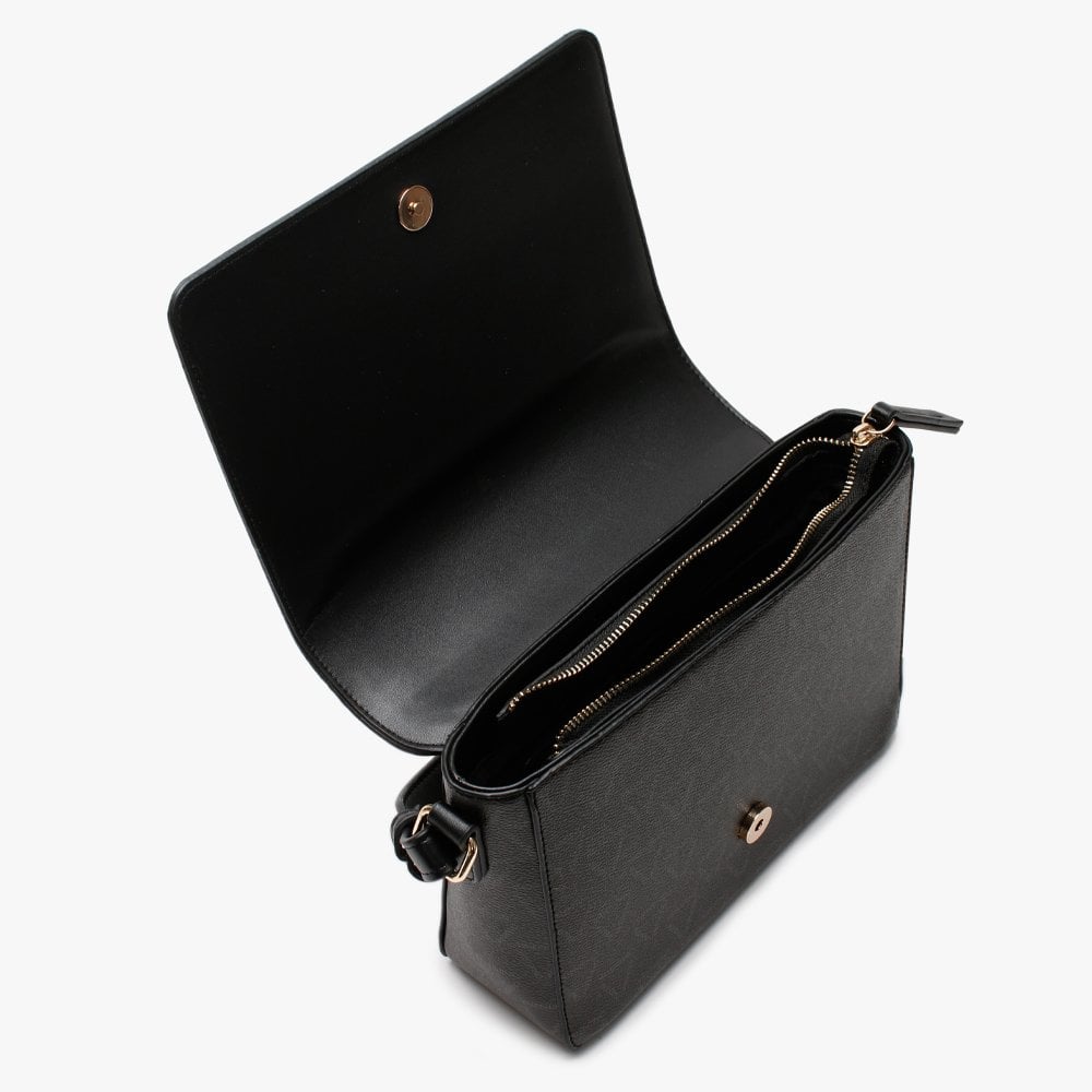 Liuto Black Logo Satchel Bag