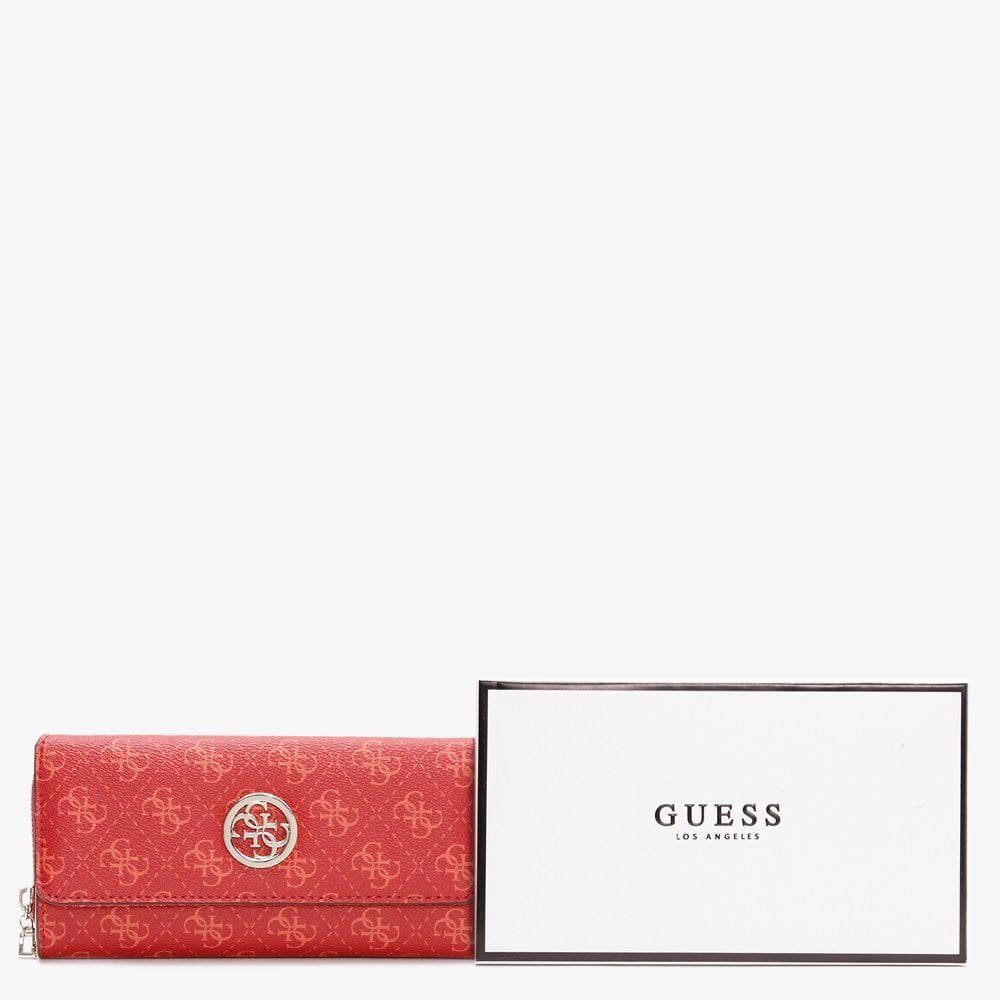 Jensen Red Logo Organiser Clutch Wallet