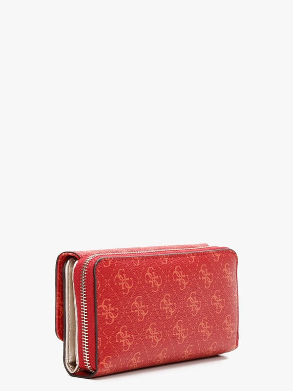 Jensen Red Logo Organiser Clutch Wallet