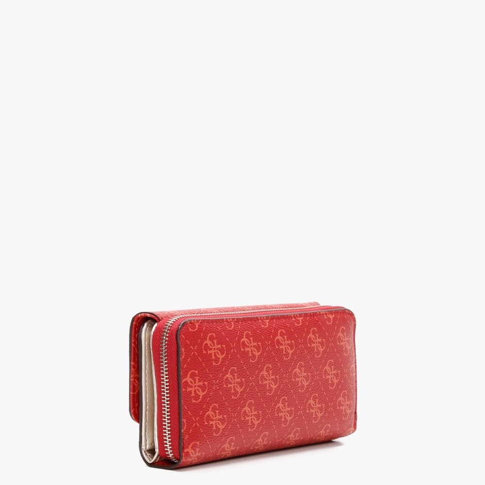 Jensen Red Logo Organiser Clutch Wallet