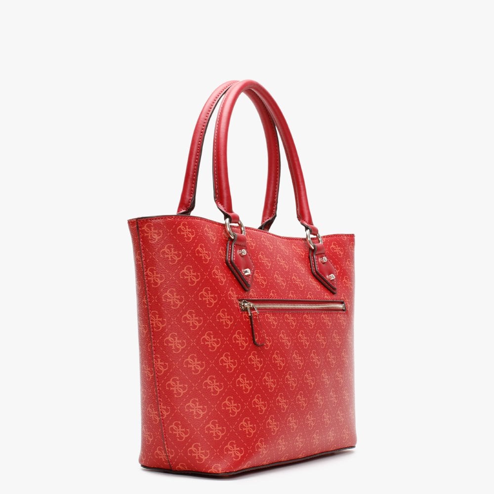 Jensen Society Red Logo Tote Bag